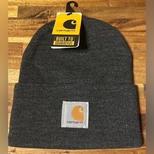 Carhartt Charcoal Knit Beanie New with Tags